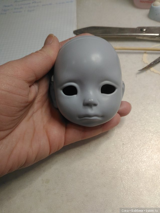 Новый молд - Ксюня — Авторские шарнирные куклы своими руками: лепка