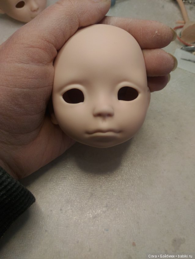 Новый молд - Ксюня — Авторские шарнирные куклы своими руками: лепка