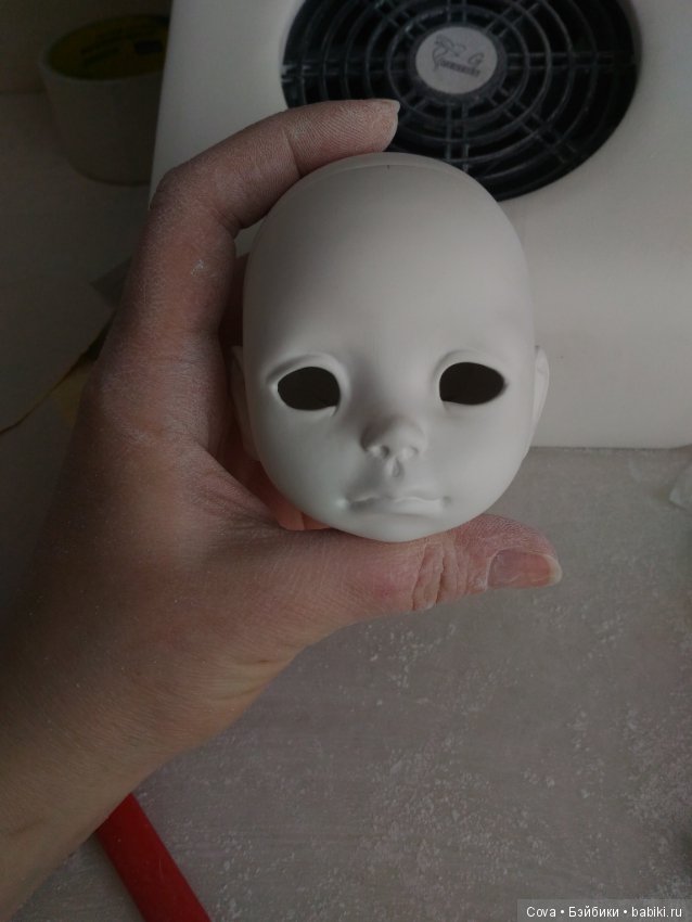 Новый молд - Ксюня — Авторские шарнирные куклы своими руками: лепка (фото 6)