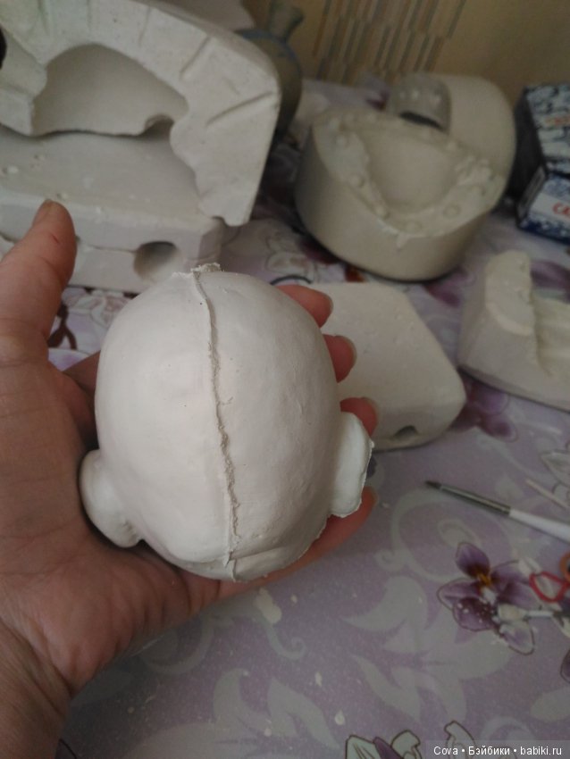 Новый молд - Ксюня — Авторские шарнирные куклы своими руками: лепка (фото 3)