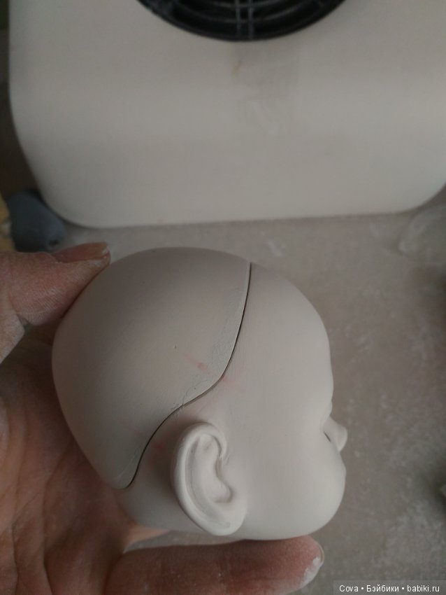 Новый молд - Ксюня — Авторские шарнирные куклы своими руками: лепка (фото 7)