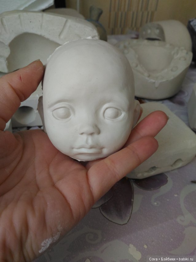 Новый молд - Ксюня — Авторские шарнирные куклы своими руками: лепка (фото 2)