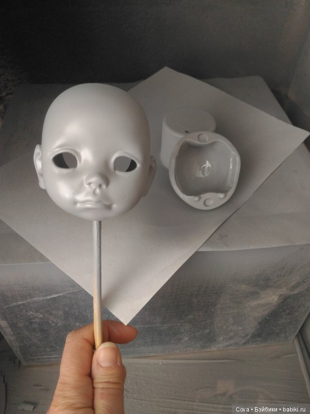 Новый молд - Ксюня — Авторские шарнирные куклы своими руками: лепка (фото 9)