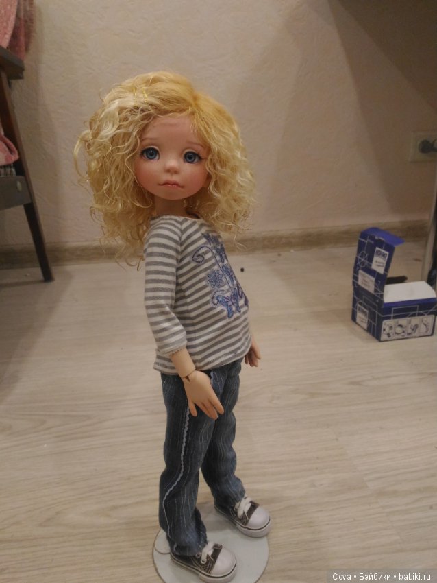 Новый молд - Ксюня — Авторские шарнирные куклы своими руками: лепка