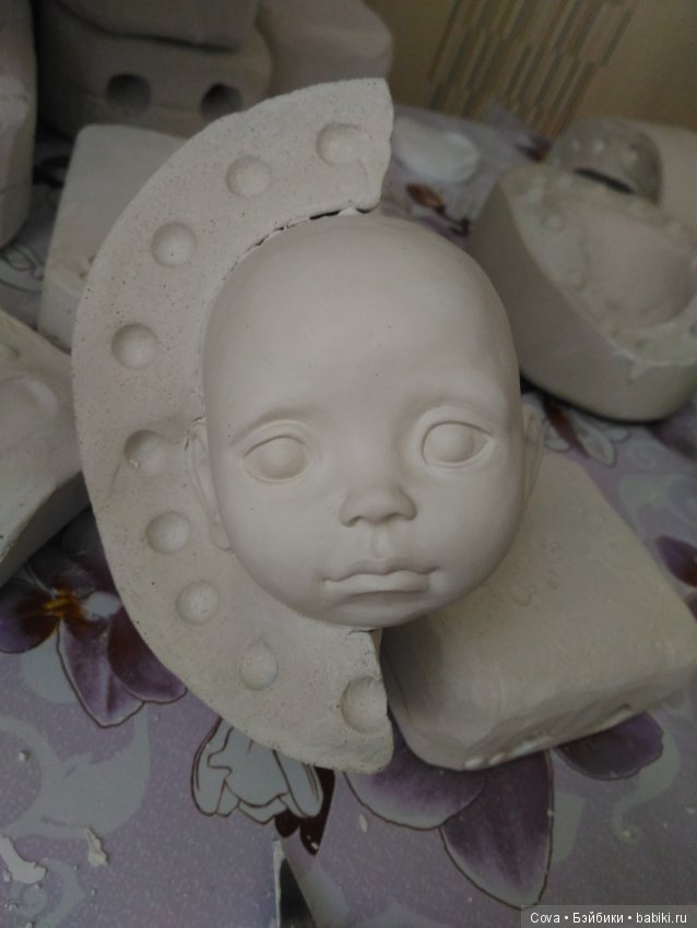 Новый молд - Ксюня — Авторские шарнирные куклы своими руками: лепка