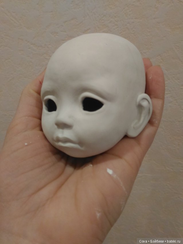 Новый молд - Ксюня — Авторские шарнирные куклы своими руками: лепка (фото 5)