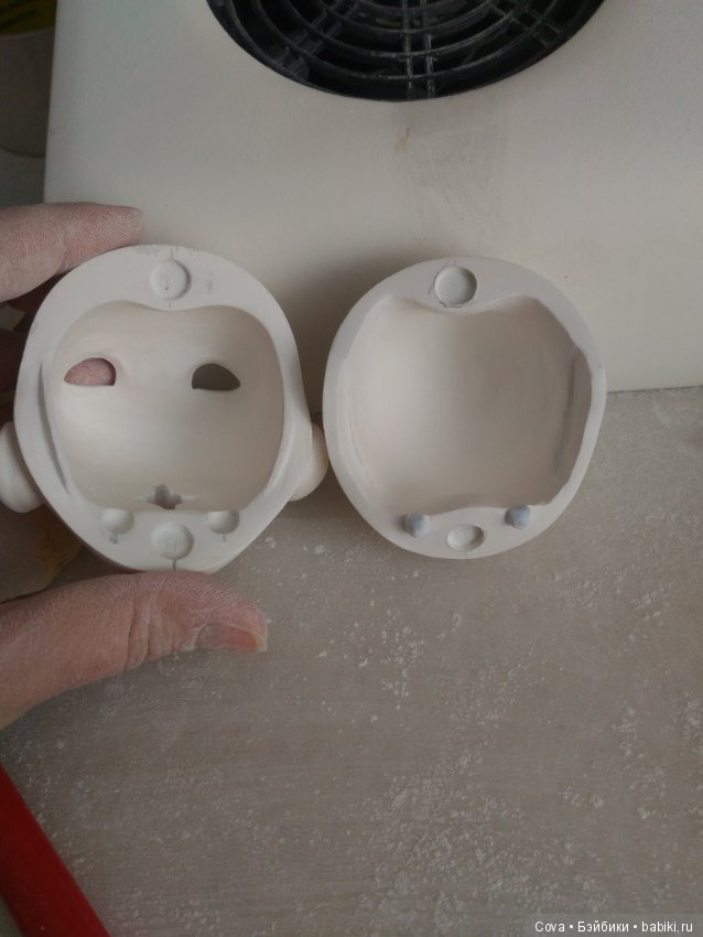 Новый молд - Ксюня — Авторские шарнирные куклы своими руками: лепка (фото 8)