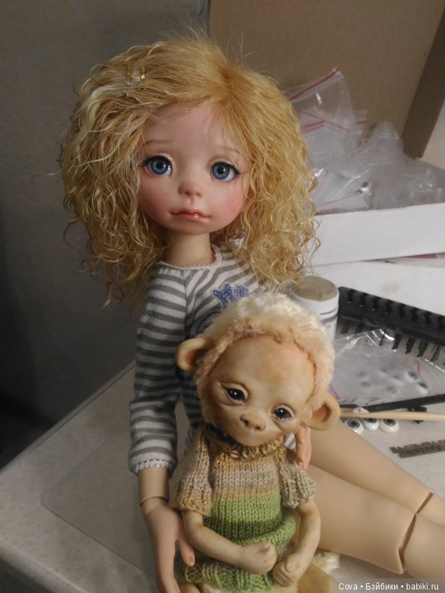 Новый молд - Ксюня — Авторские шарнирные куклы своими руками: лепка