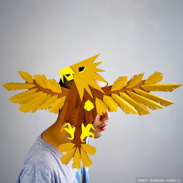 Неординарные бумажные поделки от Linus Hui