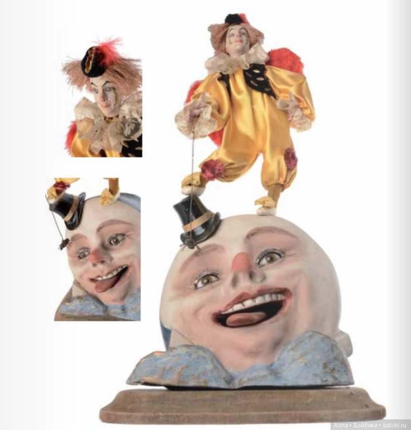 Крылатый клоун дразнит Луну жуком на верёвочке, автоматон (фото 3)