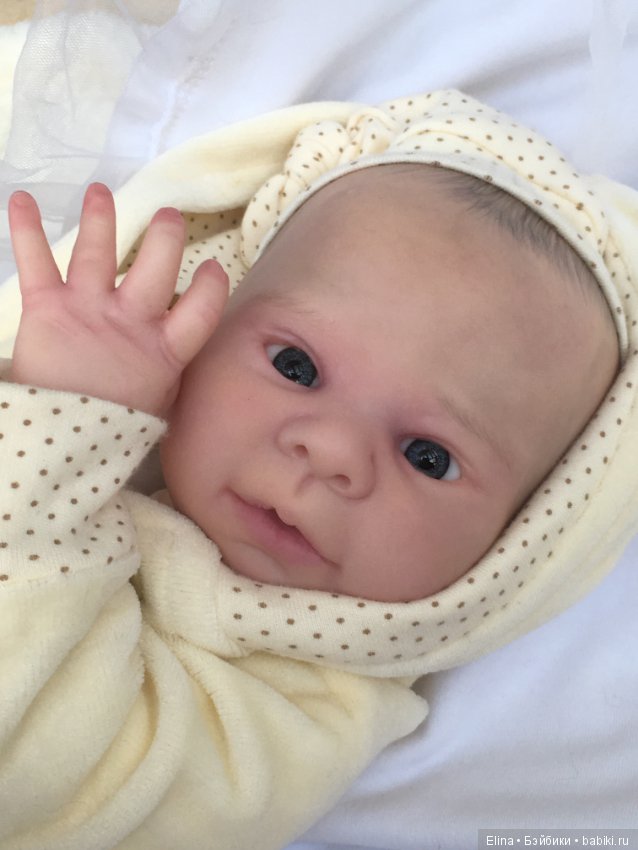 Кнопик кукла-реборн Элины Кудрявцевой (фото 9)