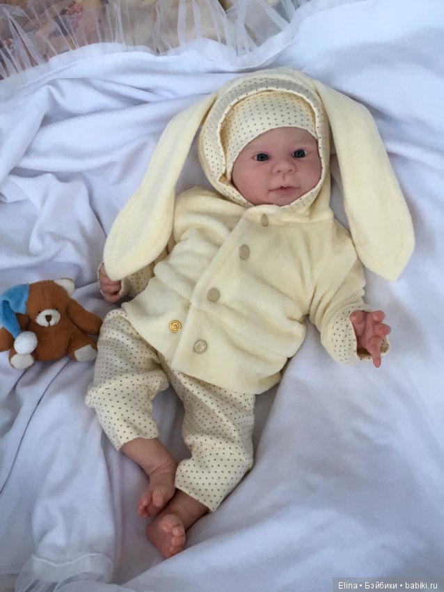 Кнопик кукла-реборн Элины Кудрявцевой