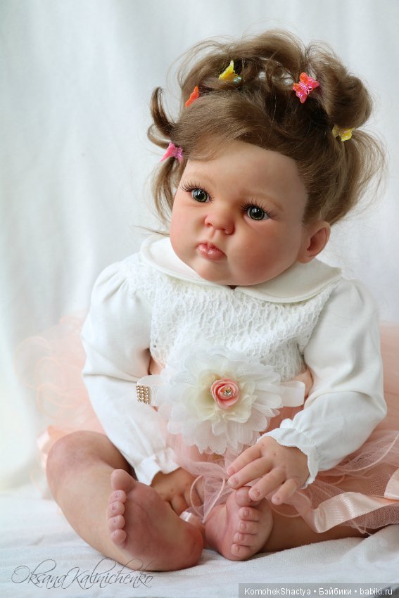 Милая и нежная Малышка Софи... Кукла реборн Оксана Калиниченко