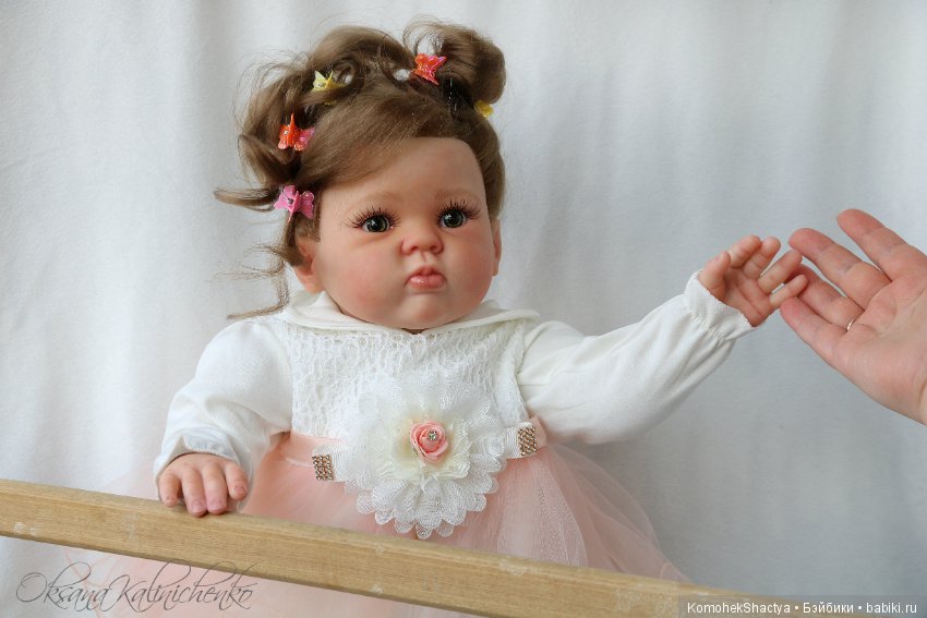 Милая и нежная Малышка Софи... Кукла реборн Оксана Калиниченко (фото 2)