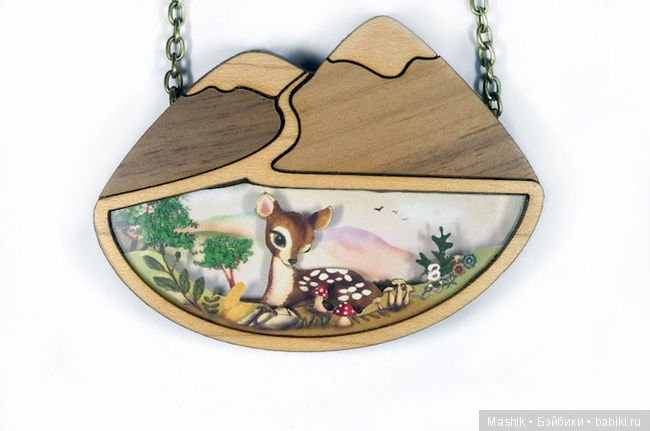 Деревянное украшения от Gemma Arnal Jericó (фото 5)