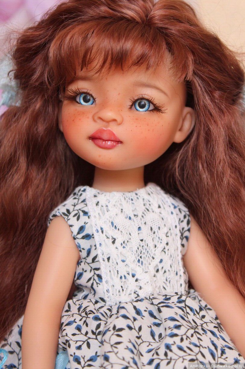 Веснушка Лиу — ООАК Paola Reina (Паола Рейна) и испанских кукол: перерисовка