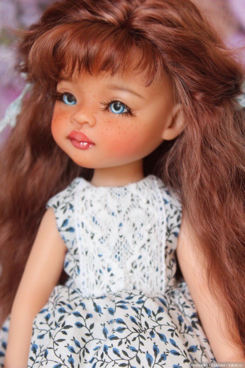 Веснушка Лиу — ООАК Paola Reina (Паола Рейна) и испанских кукол: перерисовка (фото 2)