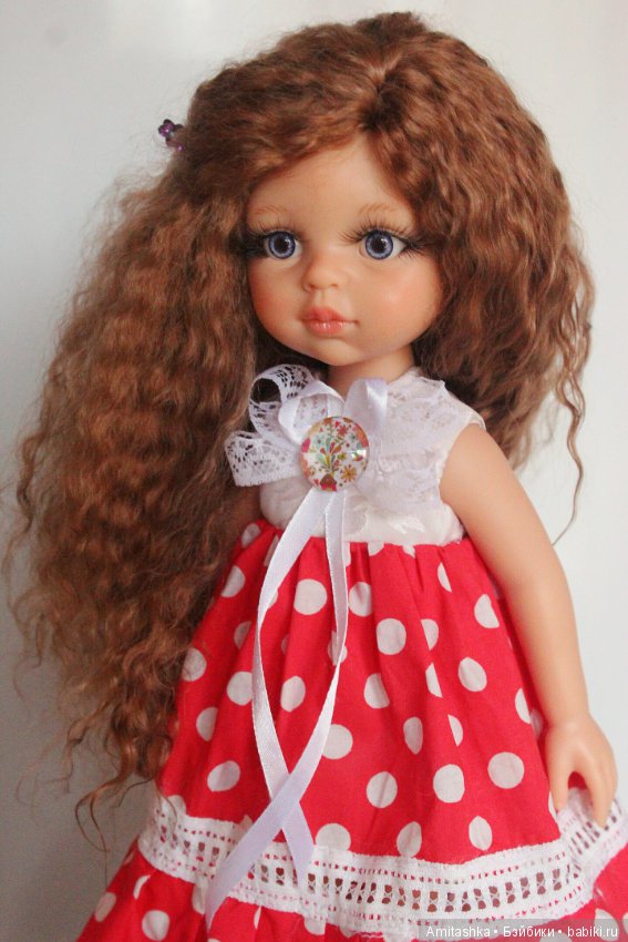 ООАК Кудряшка Кэрол — ООАК Paola Reina (Паола Рейна) и испанских кукол: перерисовка (фото 4)