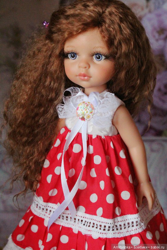 ООАК Кудряшка Кэрол — ООАК Paola Reina (Паола Рейна) и испанских кукол: перерисовка