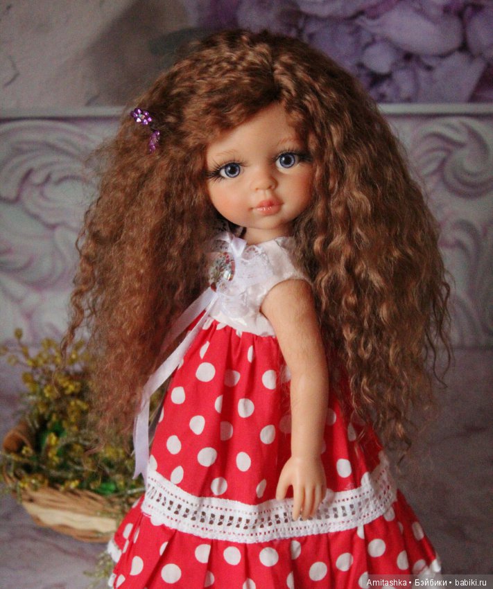 ООАК Кудряшка Кэрол — ООАК Paola Reina (Паола Рейна) и испанских кукол: перерисовка (фото 3)
