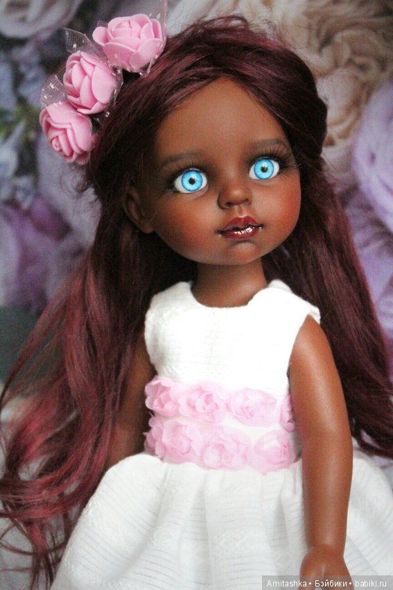 ООАК мулаточка Нора — ООАК Paola Reina (Паола Рейна) и испанских кукол: перерисовка (фото 2)
