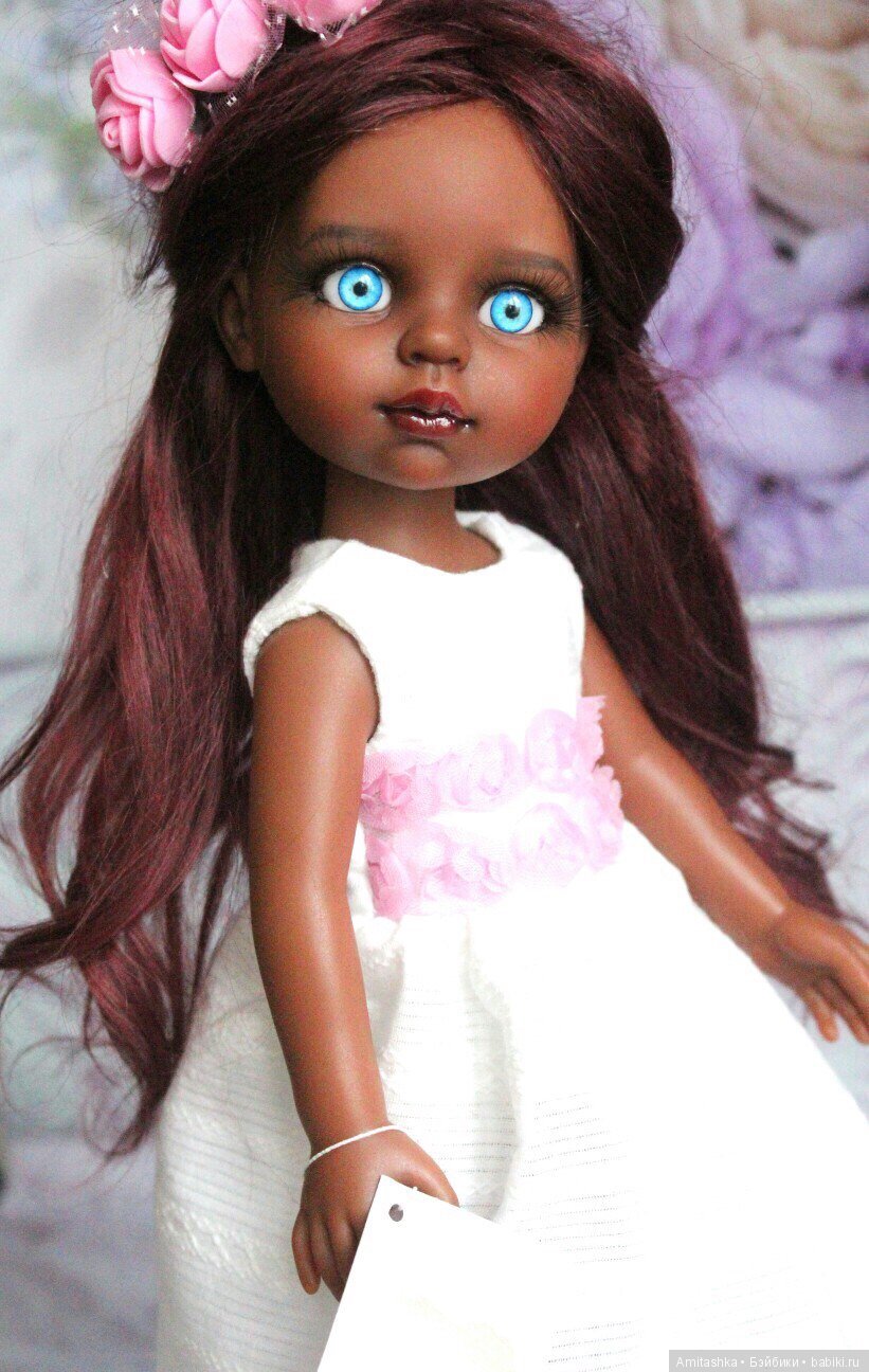 ООАК мулаточка Нора — ООАК Paola Reina (Паола Рейна) и испанских кукол: перерисовка