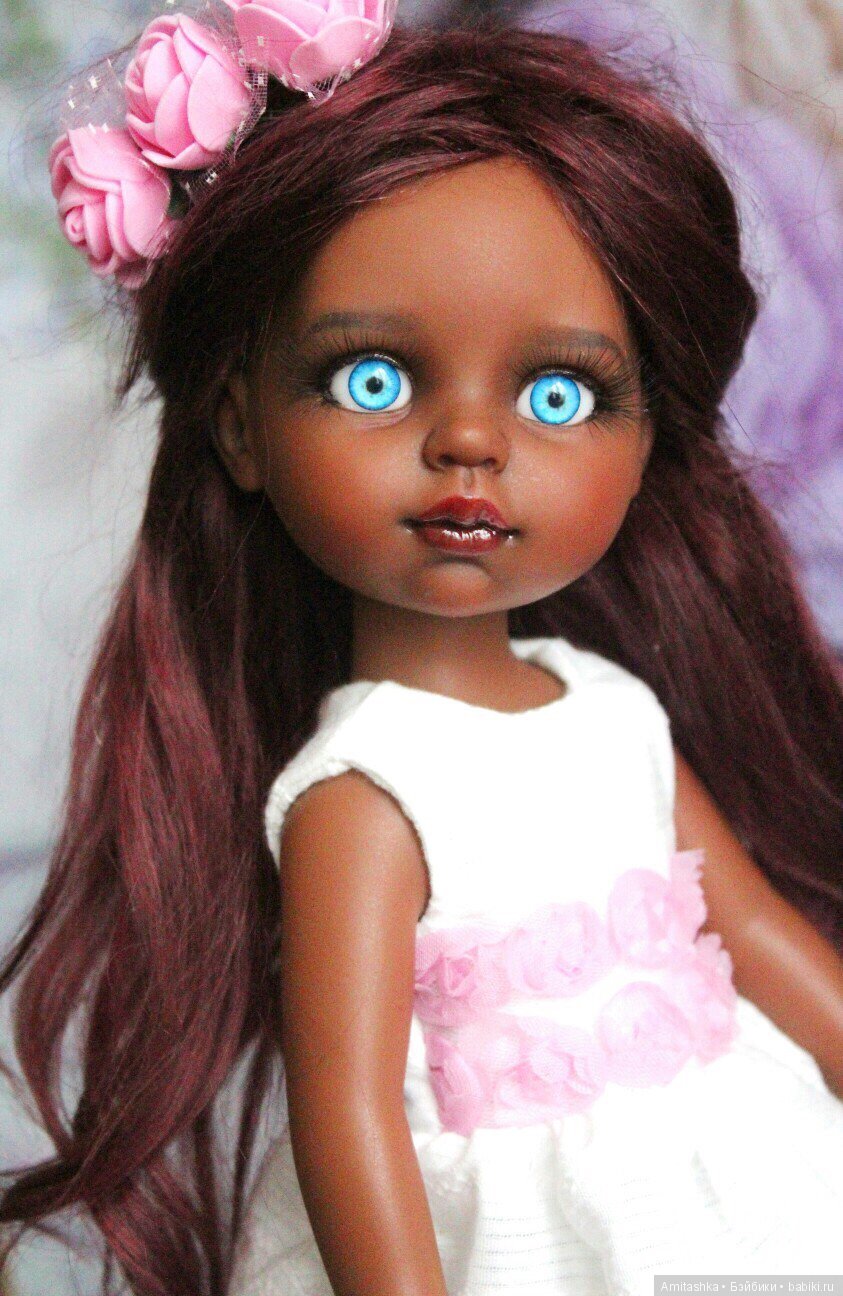 ООАК мулаточка Нора — ООАК Paola Reina (Паола Рейна) и испанских кукол: перерисовка (фото 4)
