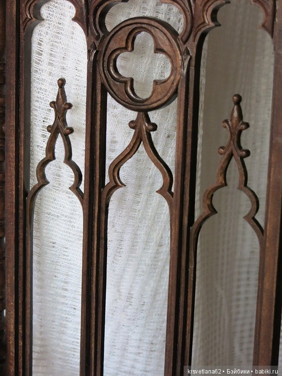 Трон в готическом стиле — Мебель для кукол и домиков: фото (фото 6)