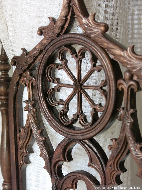 Трон в готическом стиле — Мебель для кукол и домиков: фото (фото 5)