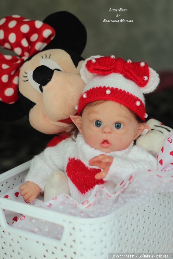 Мини Офелия. Кукла реборн из молда Mini Ofelia by Olga Auer