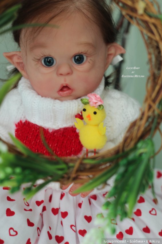 Мини Офелия. Кукла реборн из молда Mini Ofelia by Olga Auer