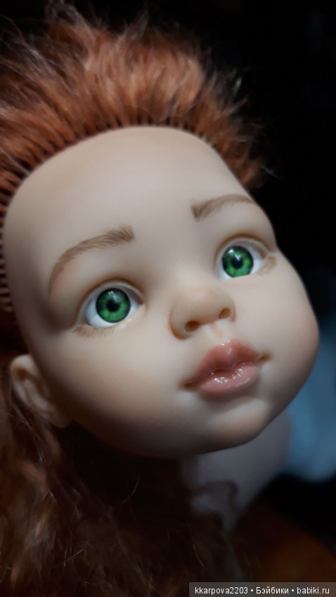 Рыжее солнышко — ООАК Paola Reina (Паола Рейна) и испанских кукол: перерисовка