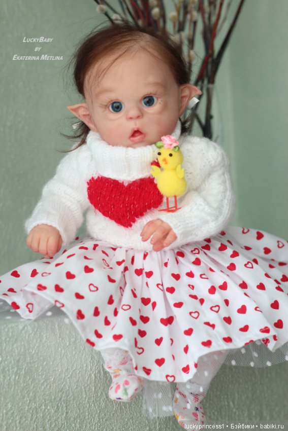 Мини Офелия. Кукла реборн из молда Mini Ofelia by Olga Auer