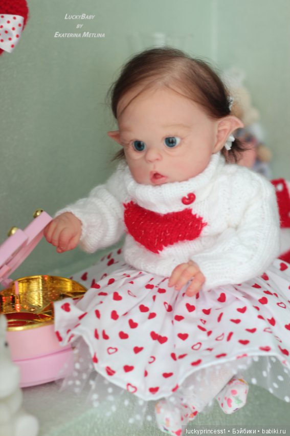 Мини Офелия. Кукла реборн из молда Mini Ofelia by Olga Auer (фото 9)