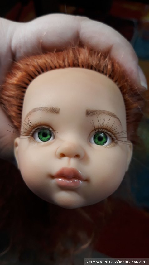 Рыжее солнышко — ООАК Paola Reina (Паола Рейна) и испанских кукол: перерисовка (фото 2)