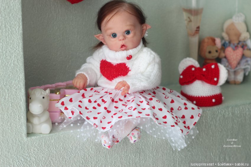 Мини Офелия. Кукла реборн из молда Mini Ofelia by Olga Auer (фото 2)