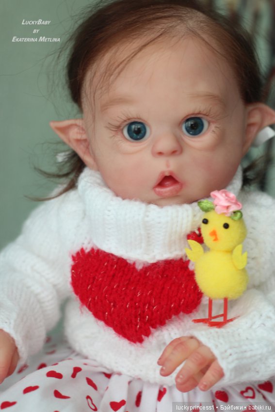 Мини Офелия. Кукла реборн из молда Mini Ofelia by Olga Auer