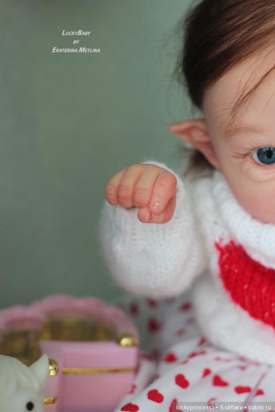 Мини Офелия. Кукла реборн из молда Mini Ofelia by Olga Auer (фото 8)