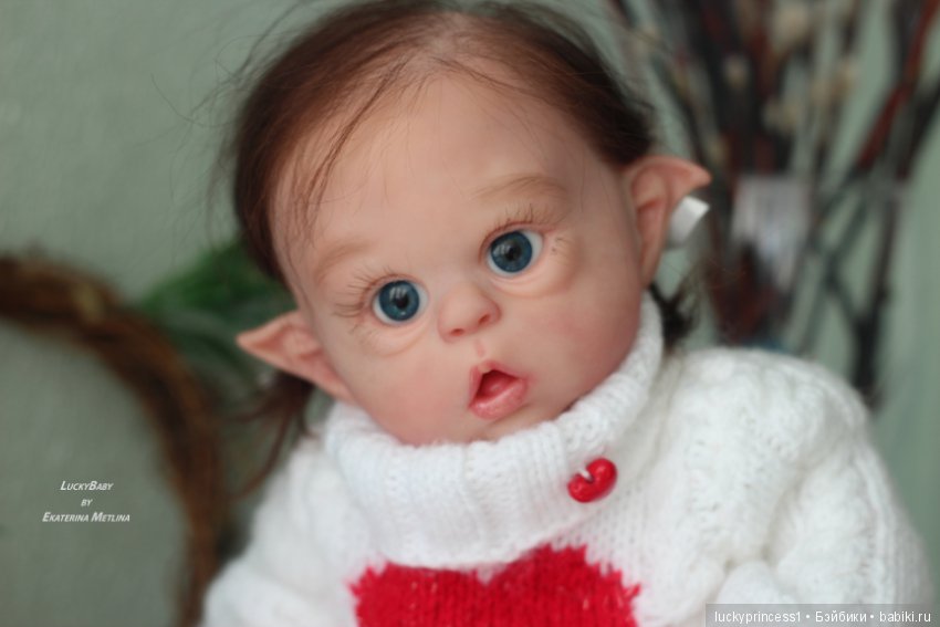 Мини Офелия. Кукла реборн из молда Mini Ofelia by Olga Auer