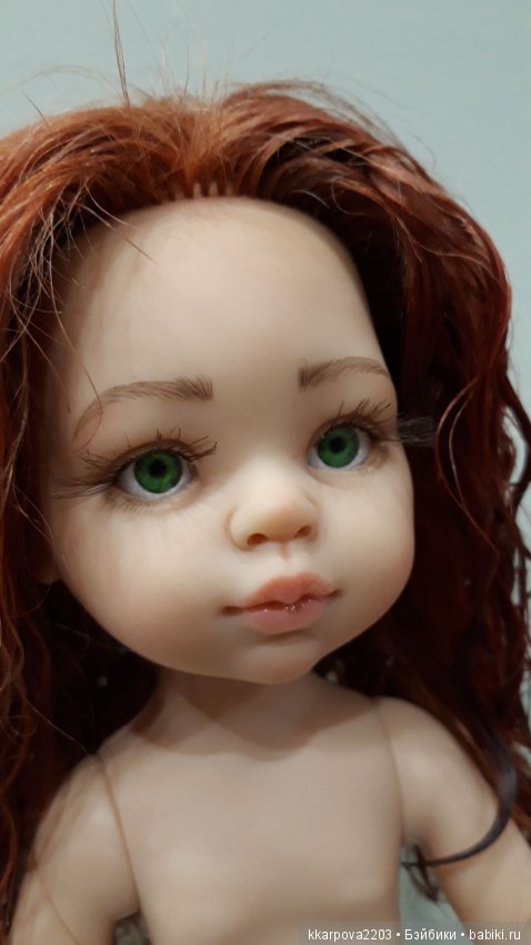 Рыжее солнышко — ООАК Paola Reina (Паола Рейна) и испанских кукол: перерисовка (фото 7)