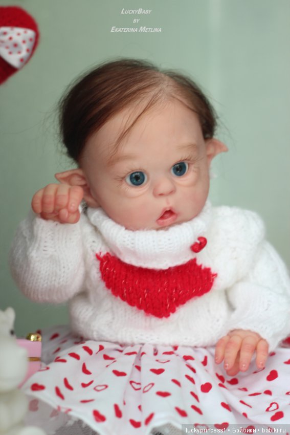 Мини Офелия. Кукла реборн из молда Mini Ofelia by Olga Auer (фото 6)