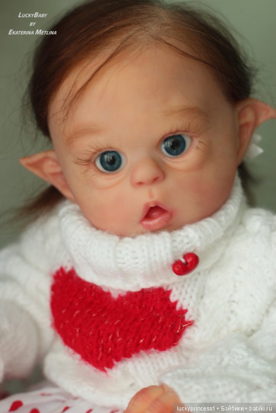 Мини Офелия. Кукла реборн из молда Mini Ofelia by Olga Auer (фото 3)