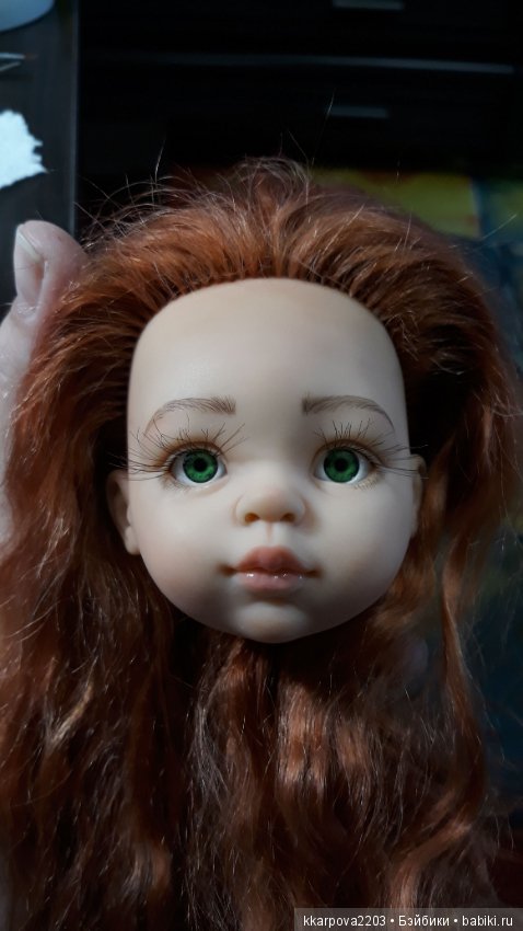 Рыжее солнышко — ООАК Paola Reina (Паола Рейна) и испанских кукол: перерисовка (фото 3)