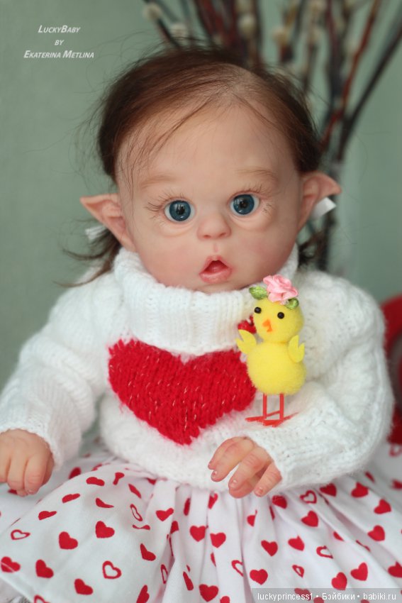 Мини Офелия. Кукла реборн из молда Mini Ofelia by Olga Auer