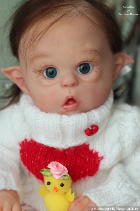 Мини Офелия. Кукла реборн из молда Mini Ofelia by Olga Auer