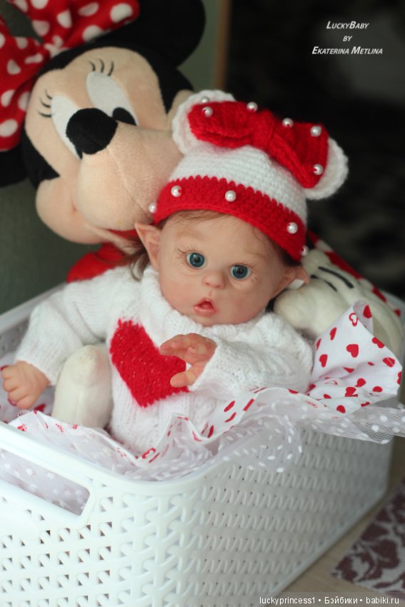 Мини Офелия. Кукла реборн из молда Mini Ofelia by Olga Auer