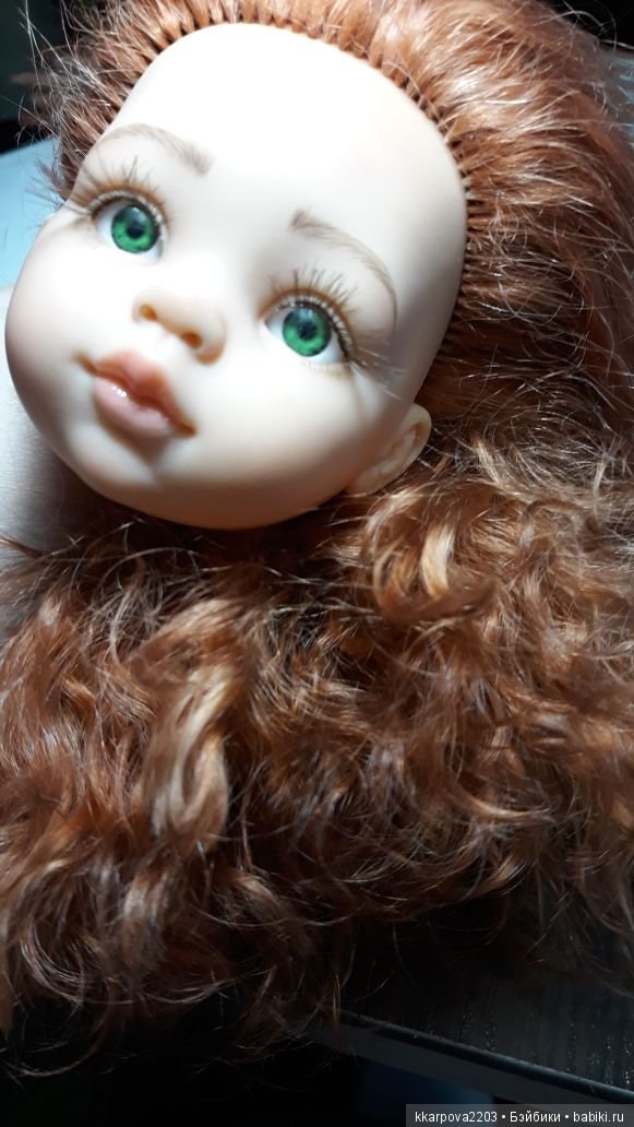 Рыжее солнышко — ООАК Paola Reina (Паола Рейна) и испанских кукол: перерисовка (фото 4)