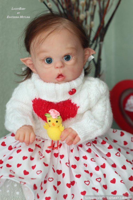 Мини Офелия. Кукла реборн из молда Mini Ofelia by Olga Auer