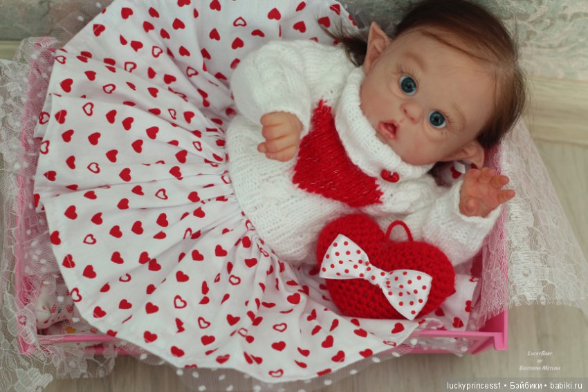 Мини Офелия. Кукла реборн из молда Mini Ofelia by Olga Auer