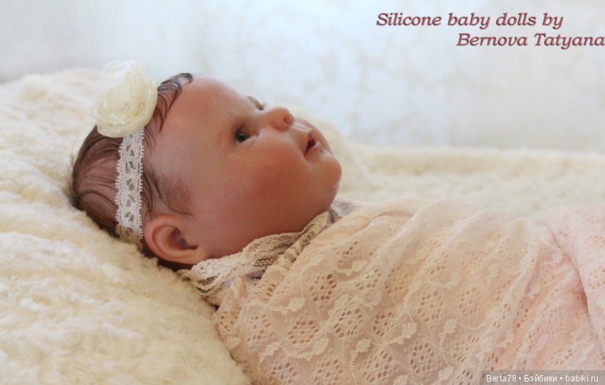 Полностью силиконовая малышка Диана - Силиконовые куклы Берновой Татьяны